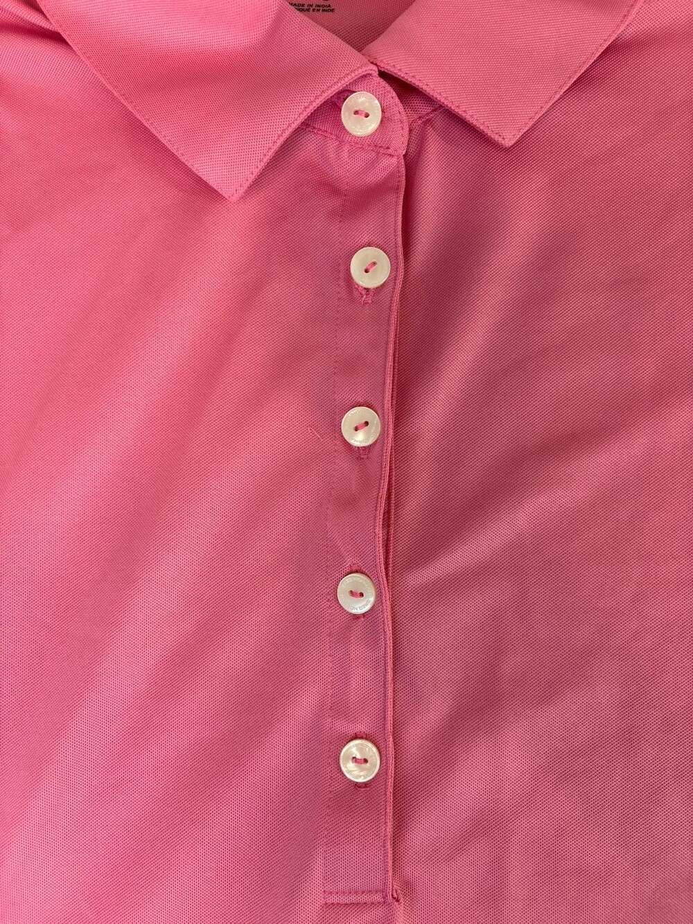 Greg Norman PlayDry Pink Sleeveless Golf Polo Shirt XL - Picture 3 of 9